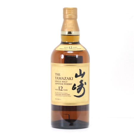 【北海道内限定発送】 SUNTORY サントリー  シングルモルトウイスキー 山崎 12年 700ml 43度 未開栓