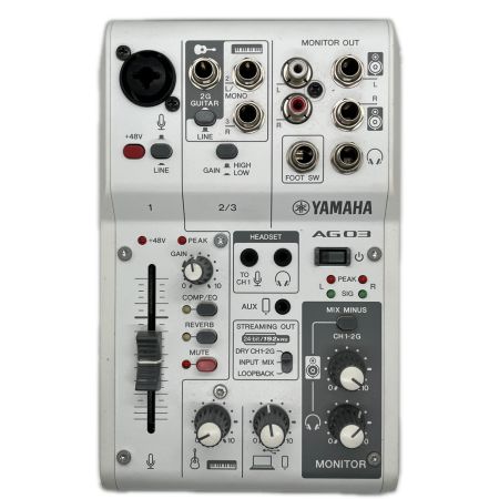  YAMAHA ヤマハ AG03MK2 ミキサー やや傷や汚れあり