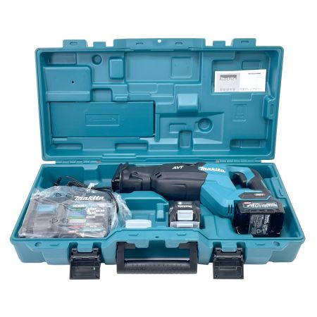  Makita マキタ  充電式レシプロソー JR002GRDX 40V 2.5Ah バッテリ×2 急速充電器付 ブルー