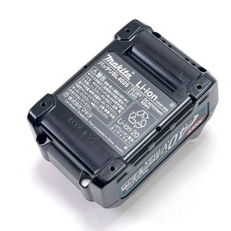  Makita マキタ  充電式レシプロソー JR002GRDX 40V 2.5Ah バッテリ×2 急速充電器付 ブルー
