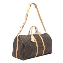 $$ LOUIS VUITTON ルイヴィトン ボストンバッグ モノグラム キーポルバンドリエール55 ショルダーストラップ有 M41414 Bランク