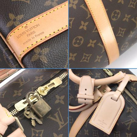  LOUIS VUITTON ルイヴィトン ボストンバッグ モノグラム キーポルバンドリエール55 ショルダーストラップ有 M41414
