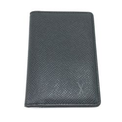 $$ LOUIS VUITTON ルイヴィトン カードケース タイガ ポシェットオーガナイザー M30512 ブラック Bランク