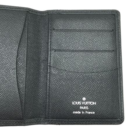  LOUIS VUITTON ルイヴィトン カードケース タイガ ポシェットオーガナイザー M30512 ブラック