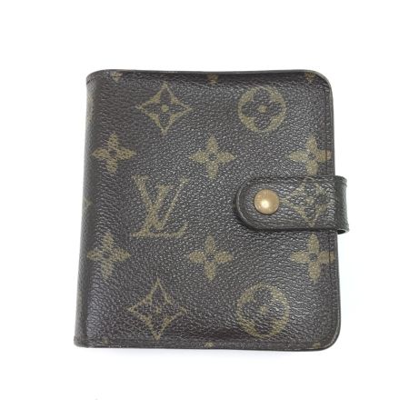  LOUIS VUITTON ルイヴィトン 2つ折り財布 モノグラム コンパクトジップ M61667