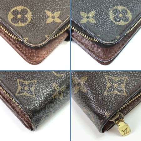  LOUIS VUITTON ルイヴィトン 2つ折り財布 モノグラム コンパクトジップ M61667