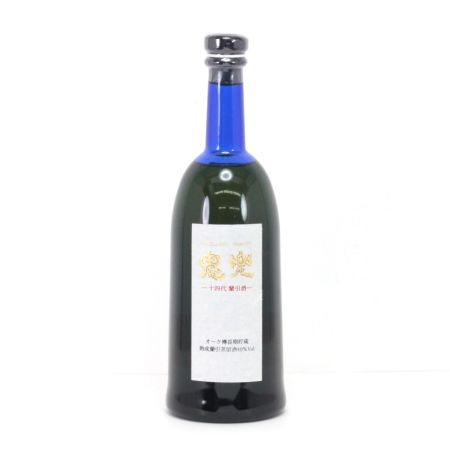【北海道内限定発送】 高木酒造 米焼酎 十四代 蘭引酒 鬼兜 720ml 40度 オーク樽長期貯蔵 ブルーボトル 箱付 未開栓