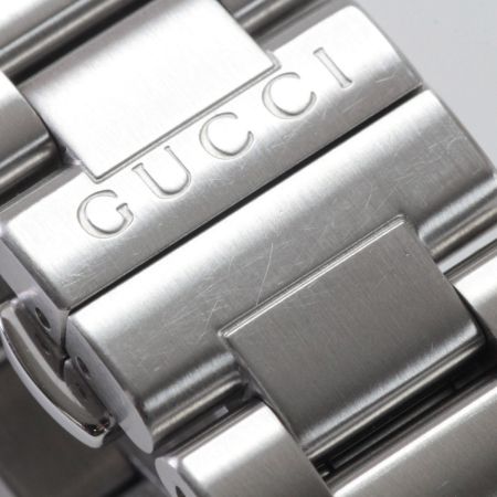 GUCCI グッチ 腕時計 メンズクォーツ ステンレススチール ブラック 136.3