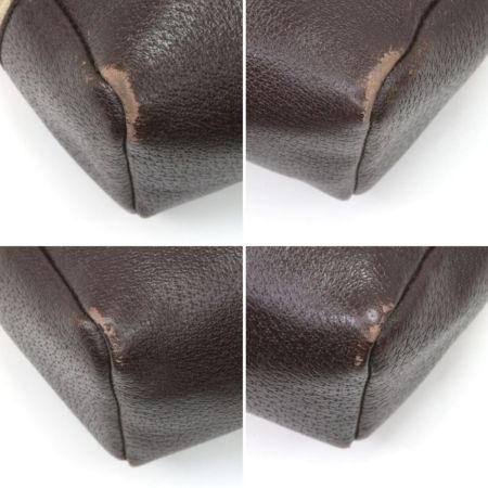  GUCCI グッチ ショルダーバッグ GG 114273 ベージュ×ダークブラウン