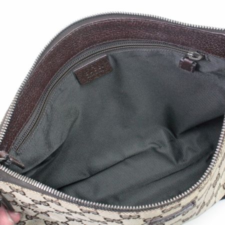  GUCCI グッチ ショルダーバッグ GG 114273 ベージュ×ダークブラウン