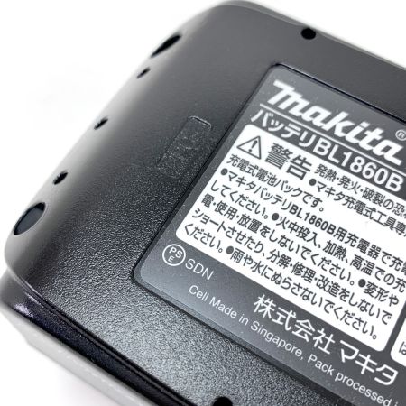  Makita マキタ  Makita マキタ リチウムイオンバッテリBL1860B 18V 6.0Ah A-60464