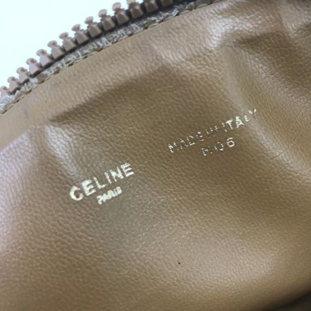  CELINE セリーヌ ポーチ マカダム柄 M06 ベージュ