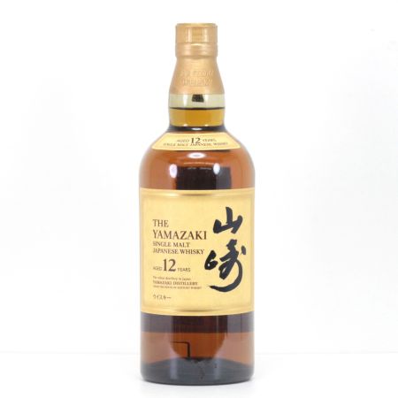 【北海道内限定発送】 SUNTORY サントリー  シングルモルトウイスキー 山崎 12年 700ml 43度 箱付 未開栓