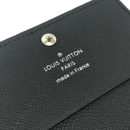  LOUIS VUITTON ルイヴィトン カードケース タイガ アンヴェロップ・カルトドゥ・ヴィジット M64595 ブラック