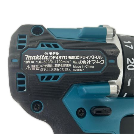  MAKITA マキタ ドライバドリル コードレス式 18v DF487D ブラック