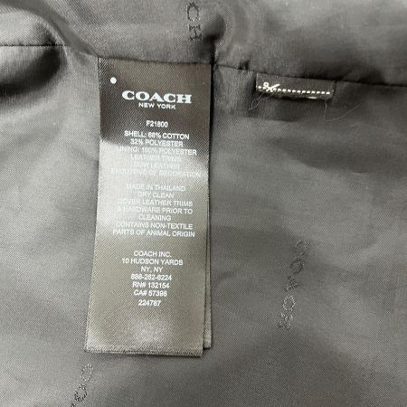 COACH コーチ トレンチコート  F21800 ボルドー