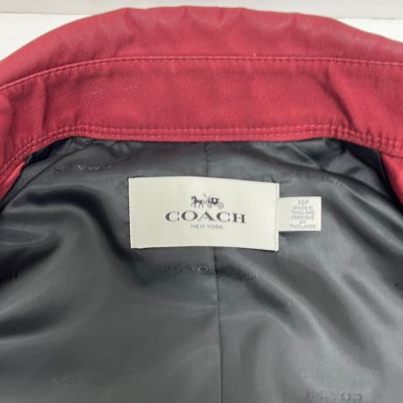 COACH コーチ トレンチコート  F21800 ボルドー