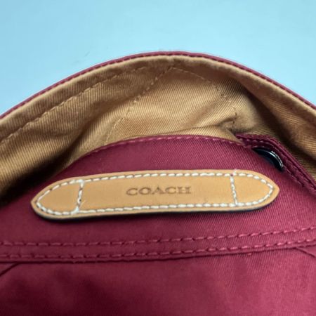 COACH コーチ トレンチコート  F21800 ボルドー