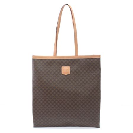 CELINE セリーヌ トートバッグ マカダム柄 M14 ブラウン