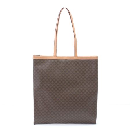 CELINE セリーヌ トートバッグ マカダム柄 M14 ブラウン
