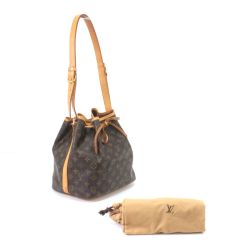 $$ LOUIS VUITTON ルイヴィトン バッグ モノグラム プチノエ M42226 ブラウン Bランク