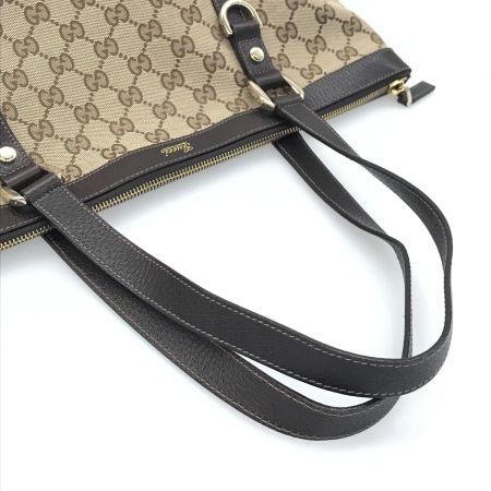  GUCCI グッチ トートバッグ GG 141470 ブラウン×ベージュ