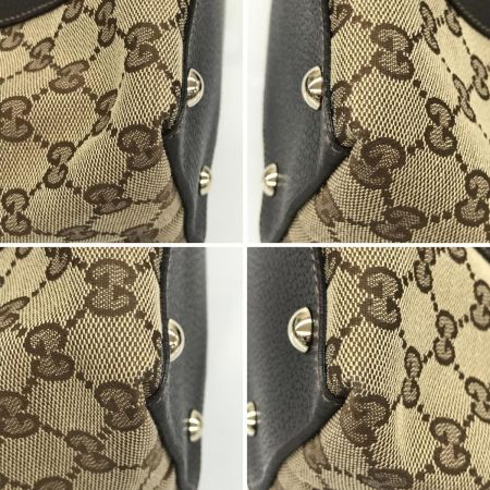  GUCCI グッチ トートバッグ GG 141470 ブラウン×ベージュ