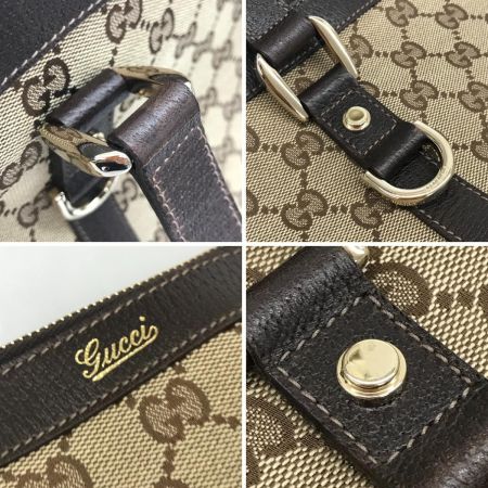  GUCCI グッチ トートバッグ GG 141470 ブラウン×ベージュ