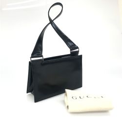 $$ GUCCI グッチ ハンドバッグ 内部劣化の為使用不可 001.3140 ブラック Dランク