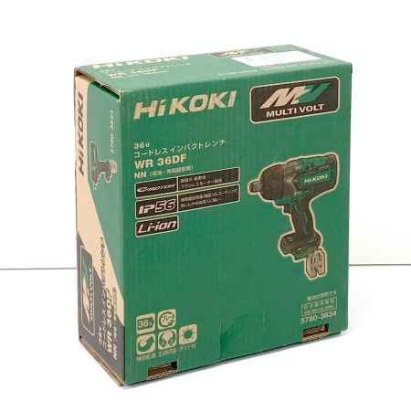  HiKOKI ハイコーキ コードレス インパクトレンチ 36V WR36DF NN 電池・充電器別売 WR36DF グリーン