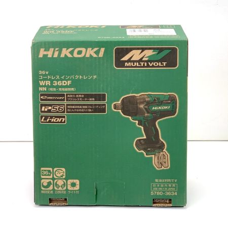  HiKOKI ハイコーキ コードレス インパクトレンチ 36V WR36DF NN 電池・充電器別売 WR36DF グリーン