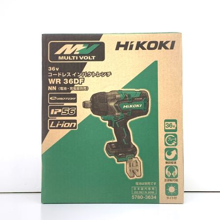  HiKOKI ハイコーキ コードレス インパクトレンチ 36V WR36DF NN 電池・充電器別売 WR36DF グリーン