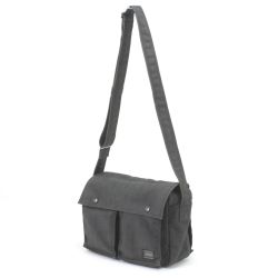 $$ PORTER ポーター ショルダーバッグ スモーキー グレー Cランク
