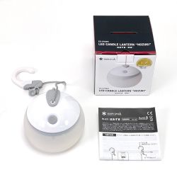 $$ snowpeak スノーピーク LED CANDOLE LANTERN HOZUKI ほおずき －ゆき－ ES‐070WH Aランク