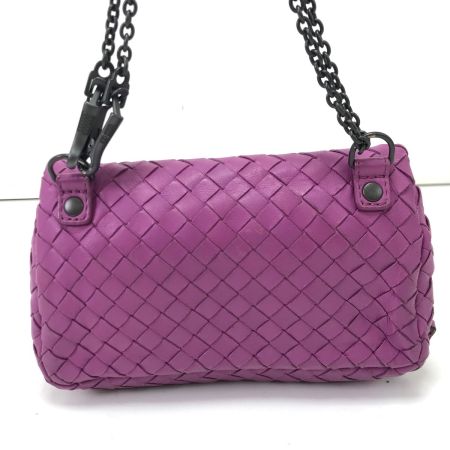 BOTTEGA VENETA ボッテガヴェネタ ショルダーバッグ イントレチャート パープル