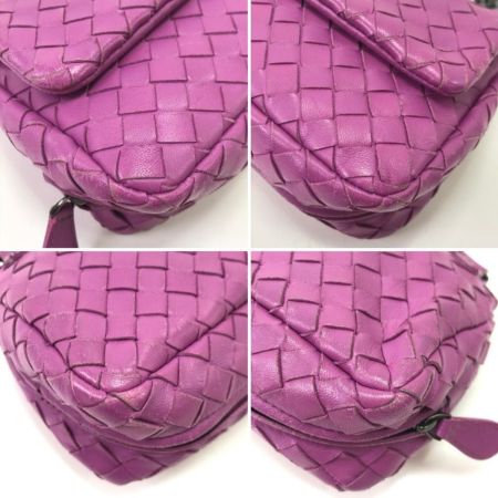 BOTTEGA VENETA ボッテガヴェネタ ショルダーバッグ イントレチャート パープル