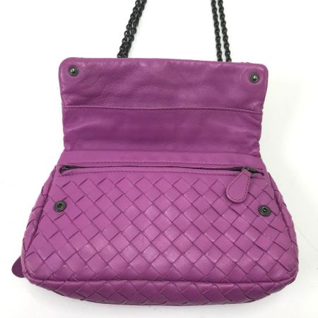 BOTTEGA VENETA ボッテガヴェネタ ショルダーバッグ イントレチャート パープル