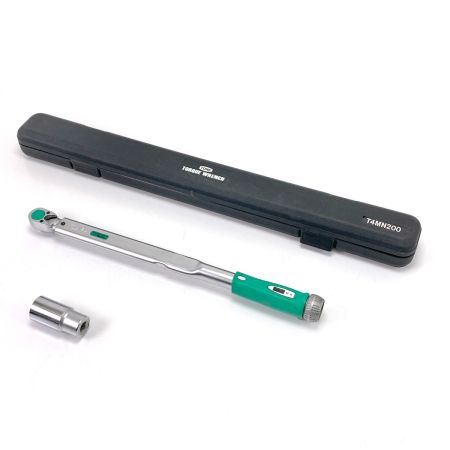 TONE トネ 差込角12.7mm(1/2") プレセット形トルクレンチ（ダイレクトセットタイプ）T4MN200 グリーン