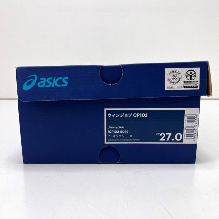 asics アシックス 安全靴 ウィンジョブCP102 ブラック×シルバー 27.0cm 箱付 （FCP102.9093-27.0） FCP102
