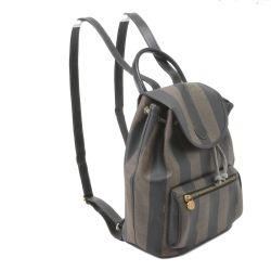 FENDI フェンディ ミニリュック ペカン柄 ブラウン Cランク