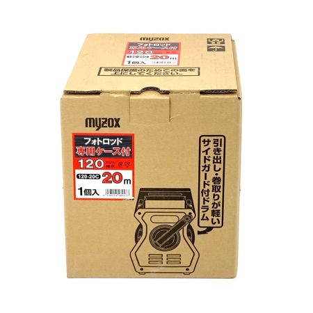  MYZOX マイゾックス フォトロッド 専用ケース付 120mm 幅用 120-20C 20m