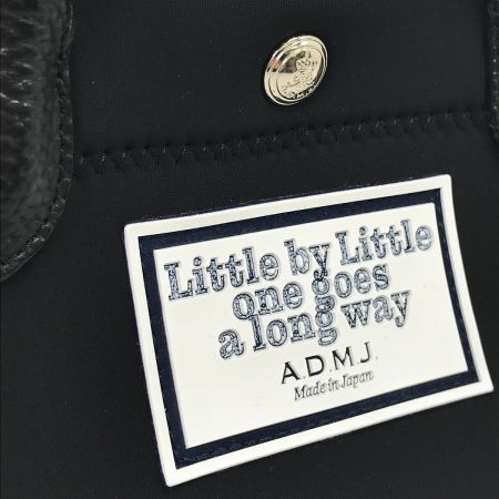 ADMJ ハンドバッグ ブラック