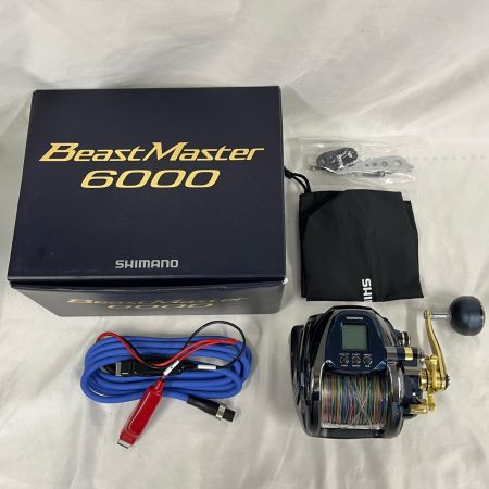 SHIMANO シマノ  電動リール 19ビーストマスター 6000箱 袋 コード パーツ付き 0km/0ｈ 03981