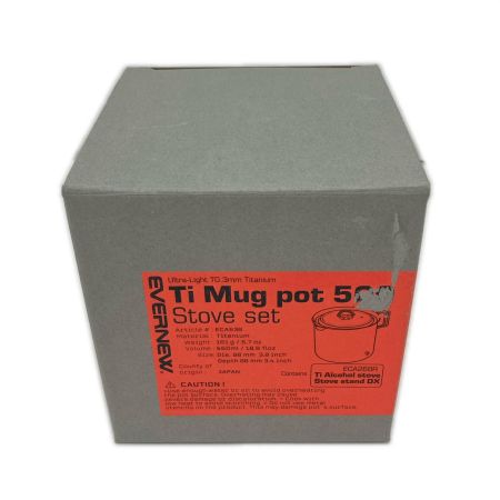 EVERNEW エバニュ i Mug pot 500 Stove set チタンマグポット  ECA538