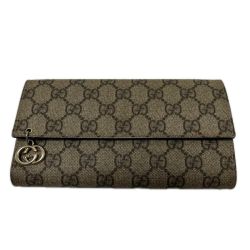 GUCCI グッチ 3つ折り 長財布 GGスプリーム  212108 Bランク