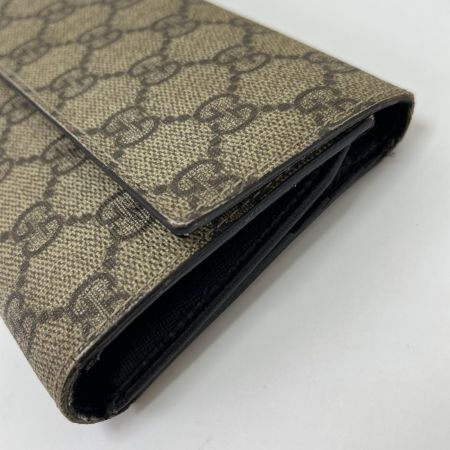 GUCCI グッチ 3つ折り 長財布 GGスプリーム  212108