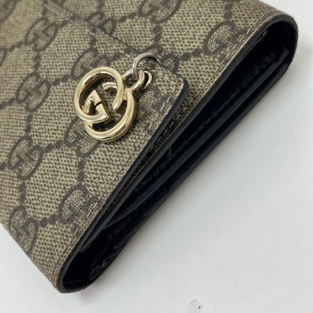 GUCCI グッチ 3つ折り 長財布 GGスプリーム  212108