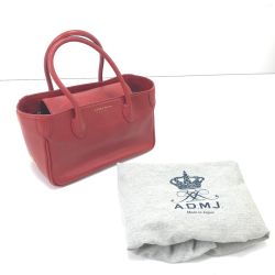 ADMJ ハンドバッグ レッド Cランク