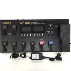 BOSS ボス ギターマルチエフェクター GT-100 ACアダプター付 キズ・ヨゴレ有 Bランク