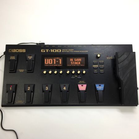 BOSS ボス ギターマルチエフェクター GT-100 ACアダプター付 キズ・ヨゴレ有